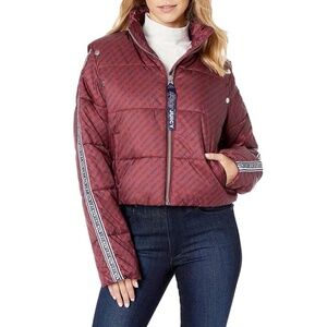 Juicy Couture Snap Off Sleeve Puffer Jacket